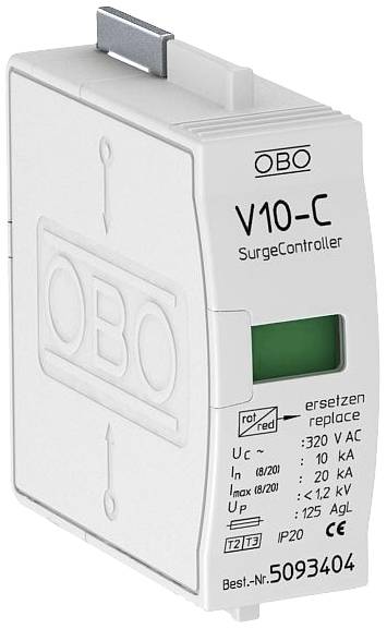 OBO Bettermann 5093402 V10-C 0-280 Overspanningsafleider 10 kA 1 stuk(s)