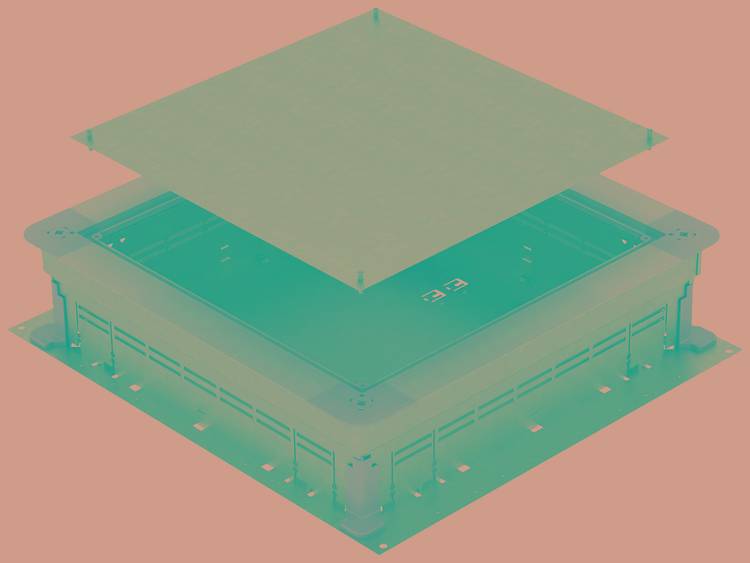 UZD 115170 350-3 Device box for underfloor installation UZD 115170 350-3