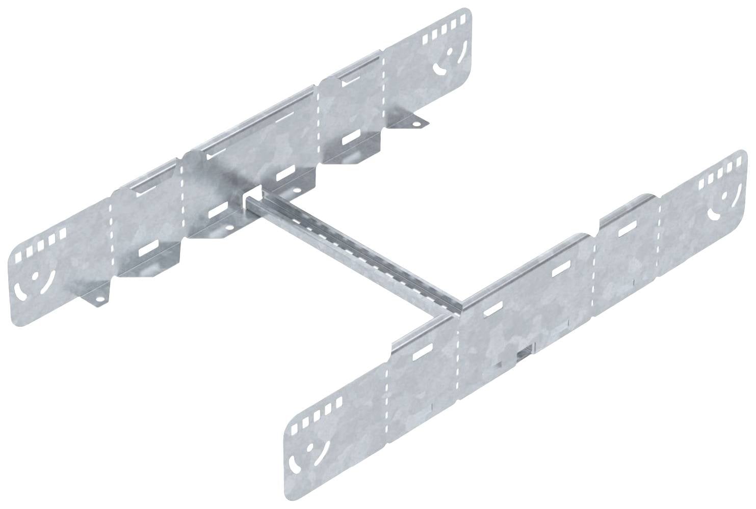 Metalen adapter voor gipsplaatprofielen. Geschikt voor het verbinden en stabiliseren van profielen in plafond- of wandconstructies.