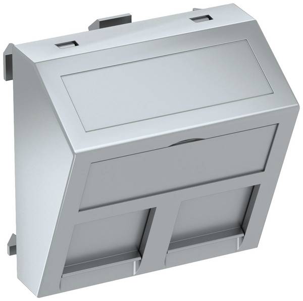 OBO Bettermann 6119302 Afdekking Datatechniekdrager (b x h x d) 45 x 45 x 26 mm 1 stuk(s) Aluminium