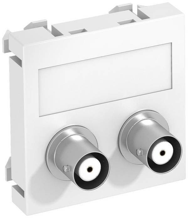 OBO Bettermann 6105090 Afdekking Multimediadrager (b x h x d) 45 x 45 x 9 mm 1 stuk(s) Wit