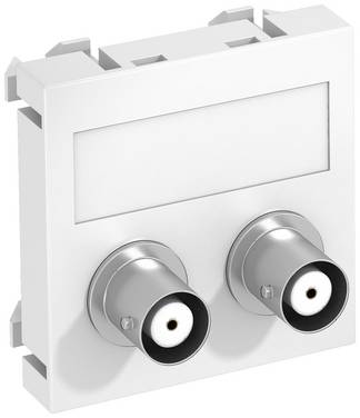 OBO Bettermann 6105090 Afdekking Multimediadrager (b x h x d) 45 x 45 x 9 mm 1 stuk(s) Wit