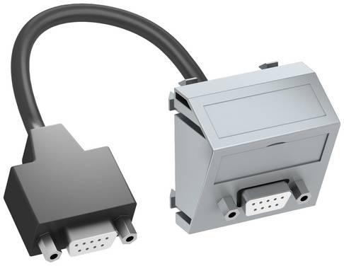 OBO Bettermann 6104700 Afdekking Multimediadrager (b x d) 45 mm x 26 mm 1 stuk(s) Aluminium
