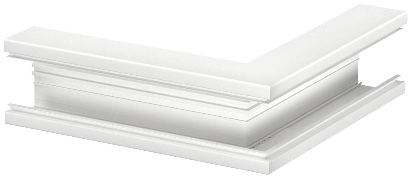 Witte bouwelementen in L-vorm, vermoedelijk venster- of deurkozijnen, op witte achtergrond.