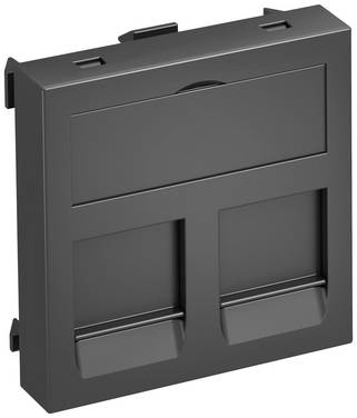 OBO Bettermann 6119222 Afdekking Datatechniekdrager (b x h x d) 45 x 45 x 9 mm 1 stuk(s) Grijs