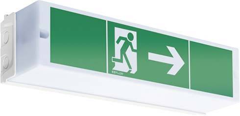 ESYLUX EN10017506 Vluchtwegverlichting Energielabel A (A - G) Plafondmontage Rechts