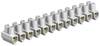 OBO Bettermann 2056577 Kroonsteenstrip Flexibel: 25-25 mm² Massief: - Aantal polen: 12 10 stuk(s) Wit