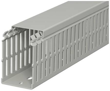 OBO Bettermann 6178424 Kabelgoot  (l x b x h) 2000 x 50 x 75 mm 1 stuk(s) Steen-grijs