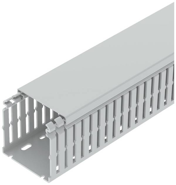 OBO Bettermann 6178559 Kabelgoot (l x b x h) 2000 x 75 x 75 mm 8 stuk(s) Lichtgrijs