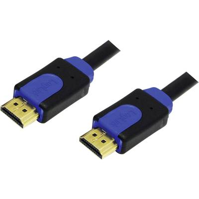 LogiLink CHB1102 HDMI-kabel HDMI Aansluitkabel HDMI-A-stekker, HDMI-A-stekker 2.00 m Zwart 