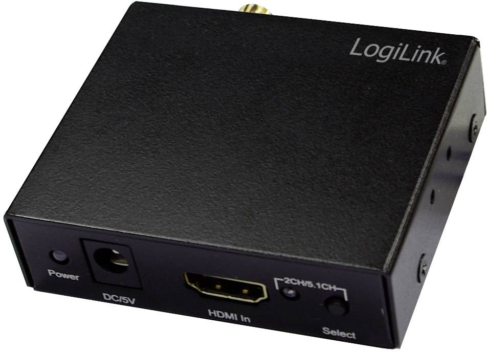 LOGILINK CV0054A Splitter; HDCP; Ing: HDMI-contrastekker; zwart - 1 stuk