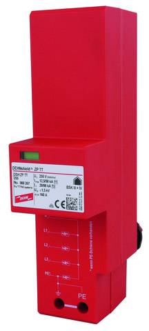 DEHN 900397 DEHNshield DSH ZP TT 255 TT-/TN-S Overspanningsveilige afleider Overspanningsbeveiliging voor: Verdeelkast 50 kA 1 stuk(s)