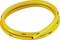 Gele slang met opschrift 'Festo', gebogen tot een cirkel. Geschikt voor industriële toepassingen, zoals pneumatische systemen.
