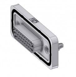 Deltron Connectors HD-DWM26SY/2M86UN D-sub bus 180 ° Aantal polen: 26 Solderen, Pinnen 1 stuk(s)