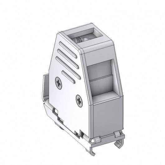 Deltron Connectors DCEM 09 D-sub behuizing Aantal polen: 9 Kunststof, gemetalliseerd 180 °, 45 ° Metaal 1 stuk(s)