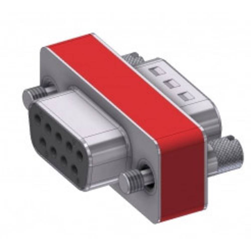 Deltron Connectors D-sub adapter D-sub stekker 9-polig - D-sub bus 9-polig 1 stuk(s)