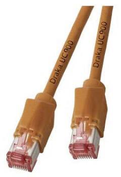 EFB Elektronik K8056.2 RJ45 Netwerkkabel, patchkabel CAT 6A S/FTP 2.00 m Oranje Vergulde steekcontacten 1 stuk(s)