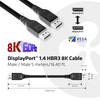 club3D CAC-1061 DisplayPort-kabel DisplayPort Aansluitkabel DisplayPort-stekker, DisplayPort-stekker 5.00 m Zwart 8K UHD