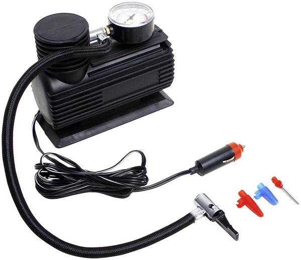 Eufab Mini 17bar Compressor 17 bar Analoge Manometer