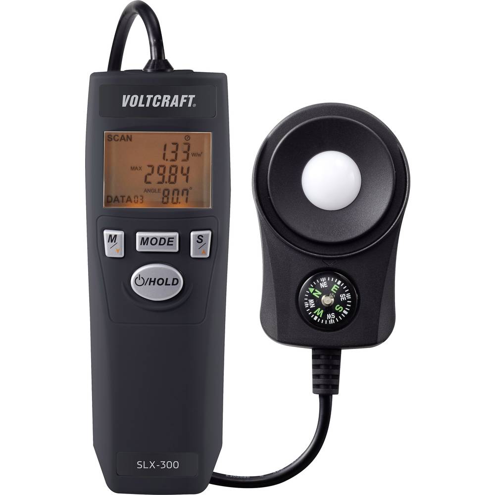 VOLTCRAFT SLX-300 Zonne-energiemeter 0 - 2000 W/m²