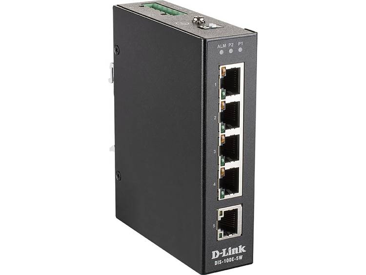 D-Link DIS-100E-5W Netwerk switch RJ45 5 poorten