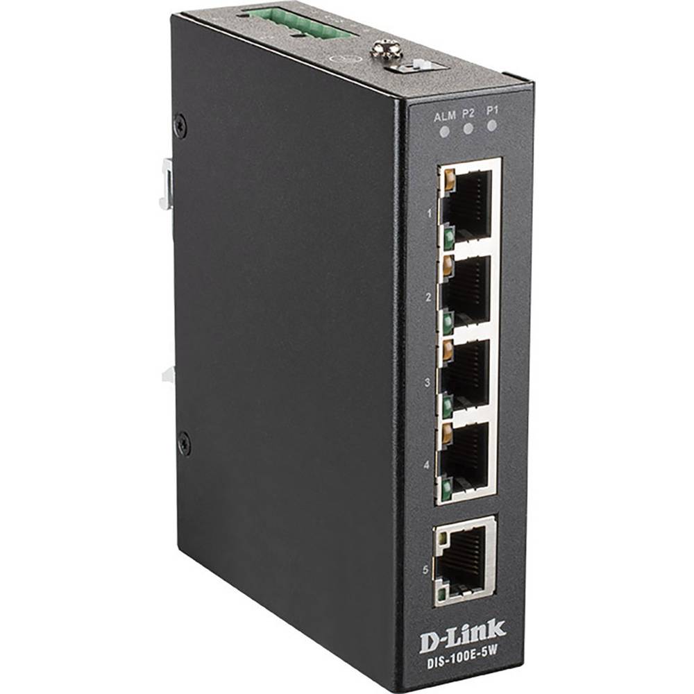 D-Link DIS-100E-5W Netwerk switch RJ45 5 poorten