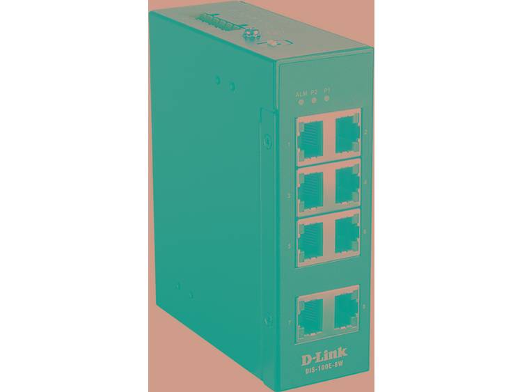 D-Link DIS-100E-8W Netwerk switch RJ45 8 poorten