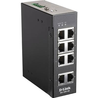 D-Link DIS-100E-8W Netwerk switch RJ45  8 poorten   