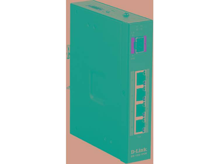 D-Link DIS-100G-5PSW Netwerk switch RJ45-SFP 4+1 poorten PoE-functie