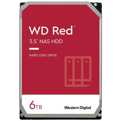 Western Digital WD Red™ 6 TB  Harde schijf (3.5 inch) SATA 6 Gb/s WD60EFAX Bulk