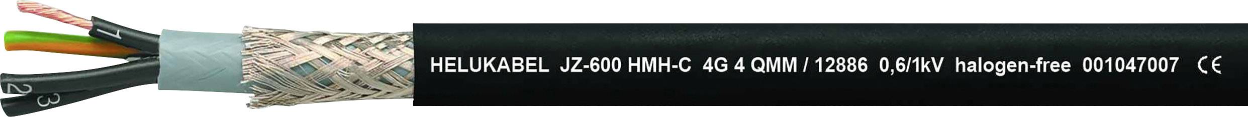 HELU JZ-600 HMH-C Stuurstroomkabel 4 G 1.5 mm² Zwart 12872-500 500 m