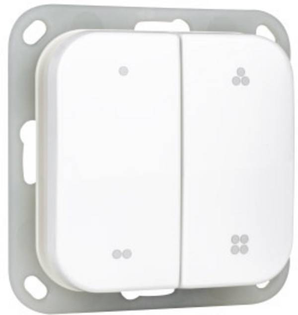 OPUSgreenNet 563.087.27 Wandschakelaar  Wit EnOcean