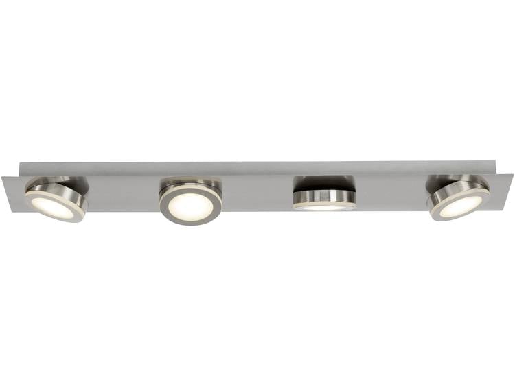 LED-plafondspot 20 W Energielabel: LED (A++ E) Warm-wit Brilliant Champion G69331-13 RVS