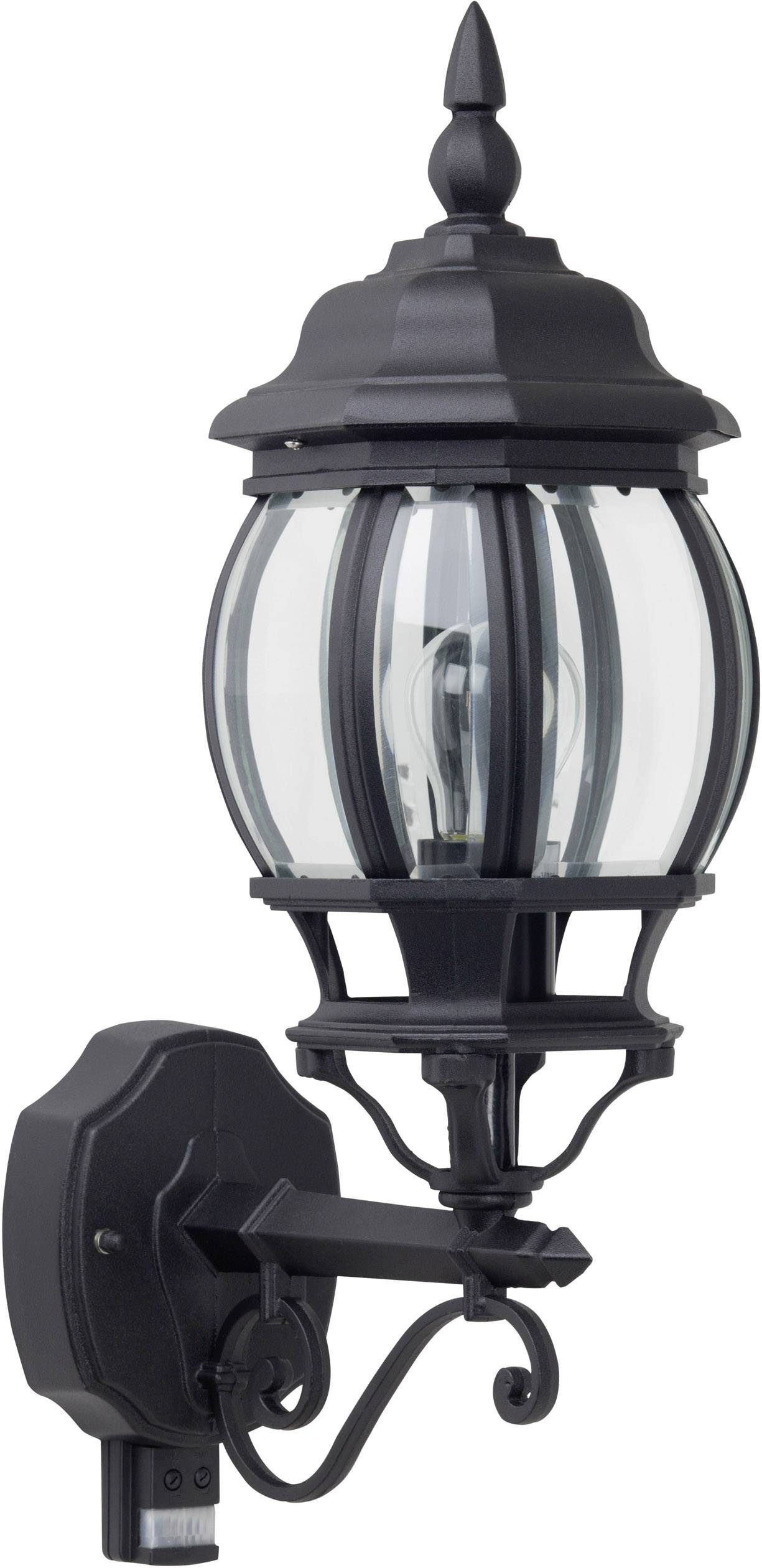 Brilliant Istria 48697/06 Buitenlamp met bewegingsmelder (wand) LED E27 60 W Zwart