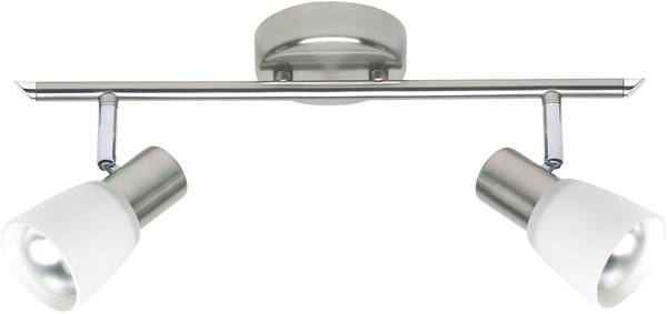 Brilliant Luca 35813/77 Plafondspot LED E14  80 W RVS, Chroom, Wit