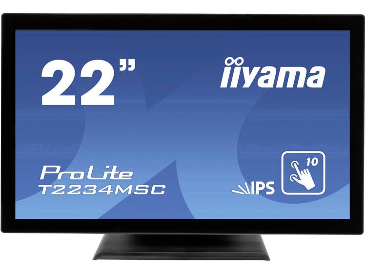 Iiyama ProLite T2234MSC-B6X touch screen-monitor 54,6 cm (21.5) 1920 x 1080 Pixels Zwart Multi-touc