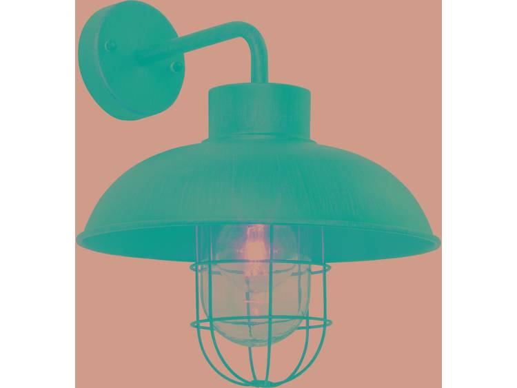 Brilliant Portland 96297-55 Buitenlamp (wand) LED E27 60 W Energielabel: Afh. van lamp (A++ E) Roest