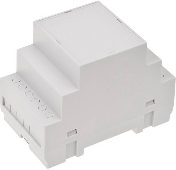 TRU COMPONENTS TC-7910772 DIN-rail-behuizing 53 x 90 x 65 ABS-V0 Grijs 1 stuk(s)