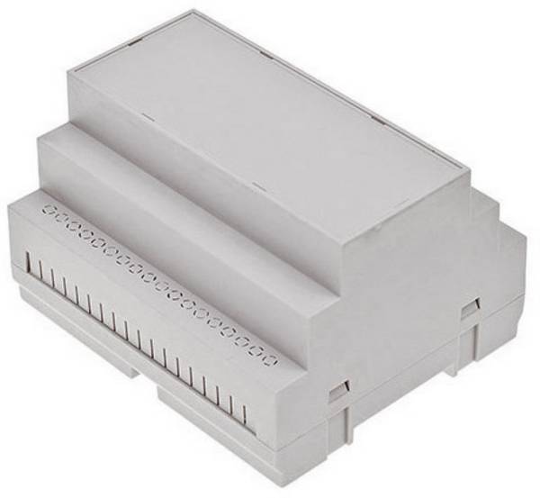 TRU COMPONENTS TC-7910828 DIN-rail-behuizing 65 x 90 x 105 ABS-V0 Grijs 1 stuk(s)