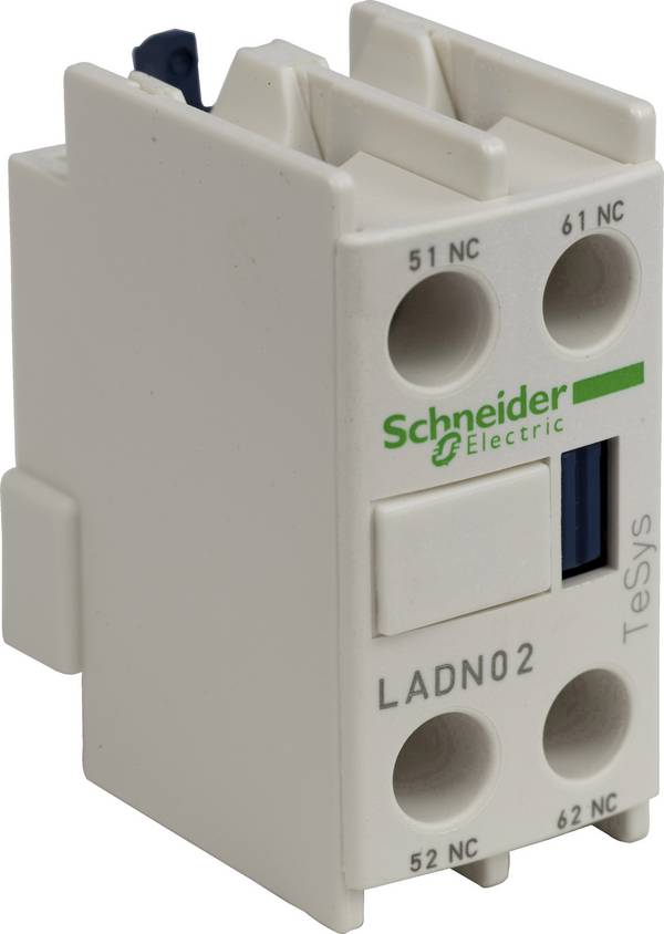 Schneider Electric LADN02 LADN02 Hulpschakelblok Voor frontbevestiging (l x b x h) 42 x 26 x 48 mm  Meerdere kleuren 1 stuk(s)
