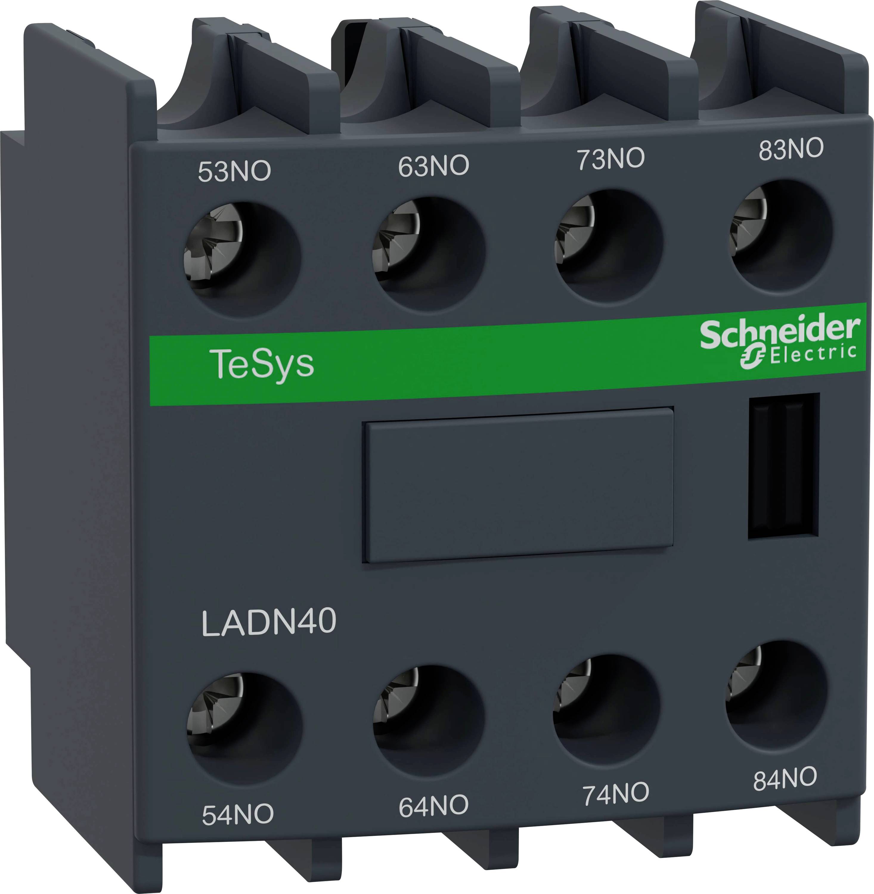 Schneider Electric LADN40 LADN40 Hulpschakelblok Voor frontbevestiging (l x b x h) 42 x 44 x 48 mm Meerdere kleuren 1 st-0