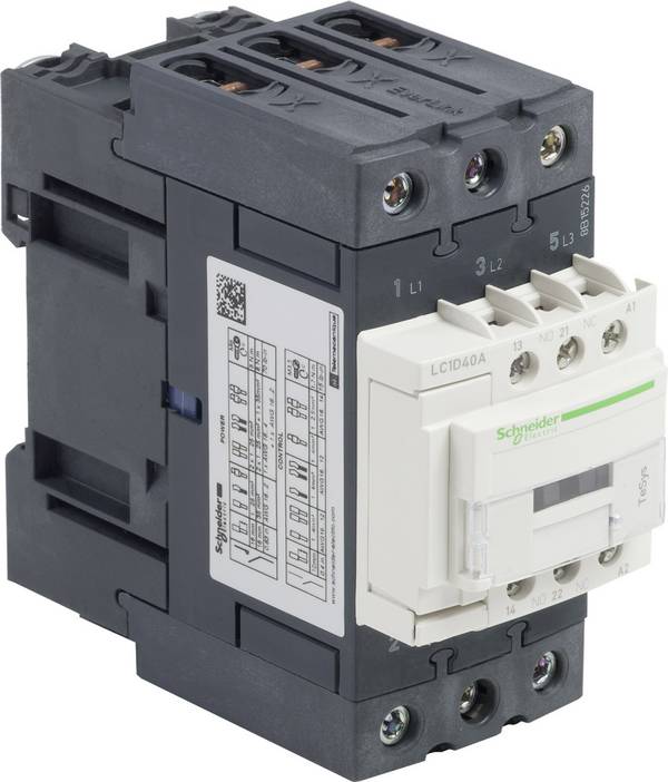 Schneider Electric LC1D40AB7 Vermogensbeveiliging 3x NO 18.5 kW Piece 1 stuk(s)