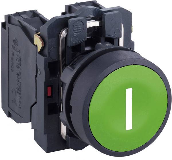 Schneider Electric XB5AA3311 XB5AA3311 Druktoets 600 V 6 A Moment (l x b x h) 52 x 30 x 42 mm IP66, IP67, IP69, IP69K 1 stuk(s)