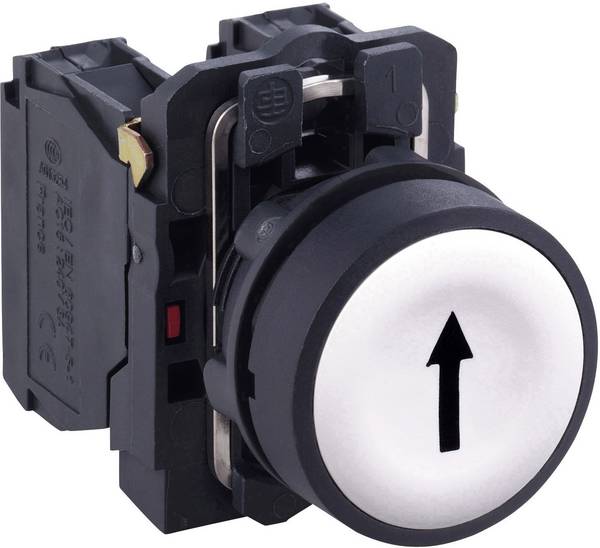 Schneider Electric XB5AA3341 XB5AA3341 Druktoets 600 V 6 A Moment (l x b x h) 52 x 30 x 42 mm IP66, IP67, IP69, IP69K 1 stuk(s)