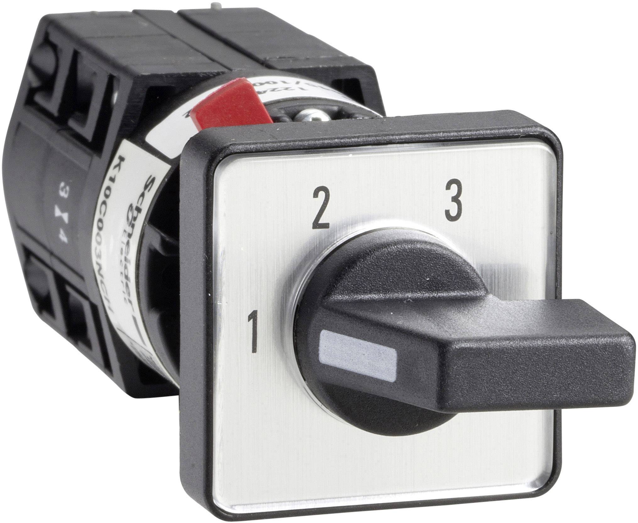 SCHNEIDER ELECTRIC K10C003NCH Schakelaar: nokken-; Stab.pos: 3; 10A; 1-2-3; voor inbouw; Polen: 3 - 1 stuk