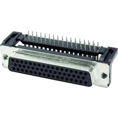Een DB-connector met meerdere pinnen, gebruikt voor seriële verbindingen in computer- en netwerktoepassingen.