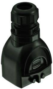 Kabelwartel van zwart kunststof, geschikt voor industriële toepassingen voor veilige kabelbevestiging.