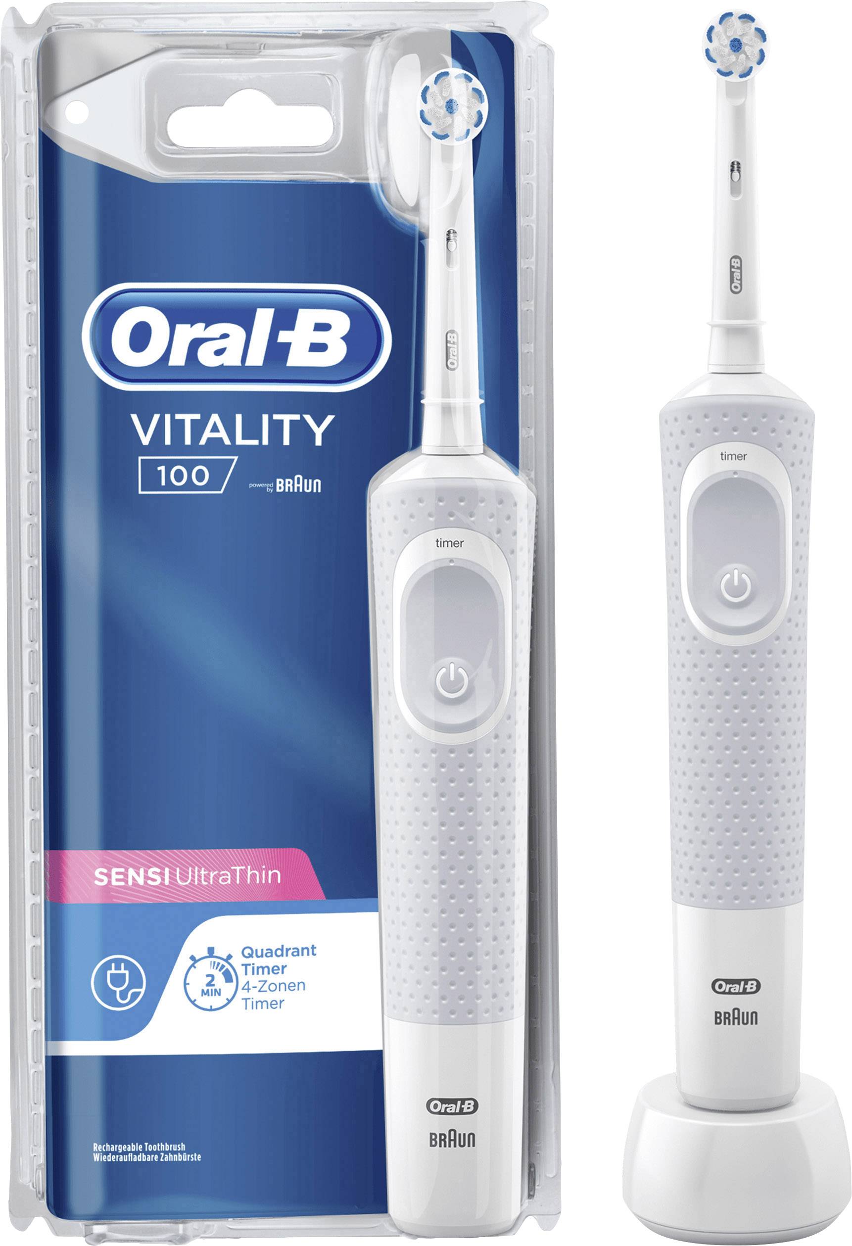 prototype spiraal Clam Oral-B Vitality 100 Sensitive Ultra Thin CLS 100 Ultra Thin CLS Elektrische  tandenborstel | Conrad.nl