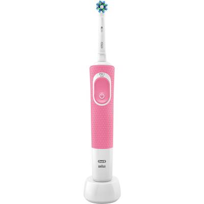 Oral-B Vitality 100 CrossAction pink BOX 80312483 Elektrische tandenborstel Roterend / oscillerend Pink, Wit