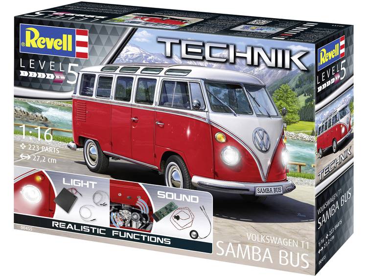 Revell Technik 1-16 Volkswagen T1 Samba Bus